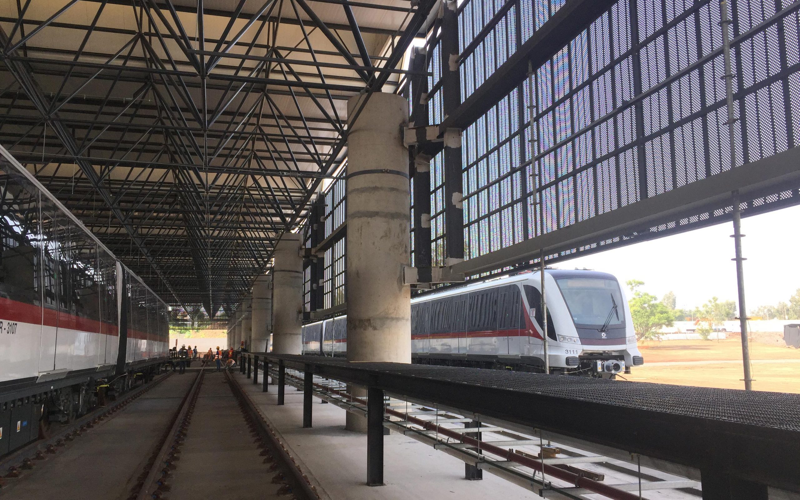 Talleres y cocheras de la línea 3 del metro de Guadalajara (México)