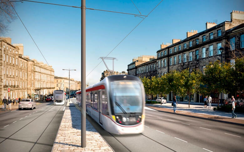 Tranvía de Edimburgo