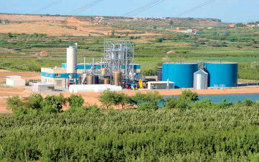 Planta de cogeneración con tratamiento de purines de Juneda