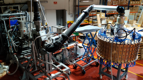 Pruebas de funcionamiento de la cavidad de alta potencia de RF
