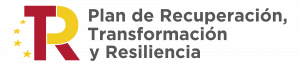 Logo plan de recuperación, transformación y resiliencia