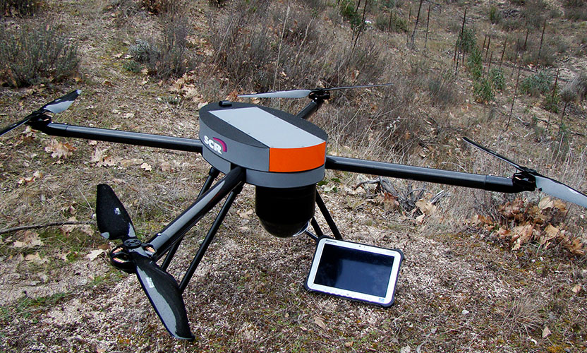 HUMMING-PROP - Blanco aéreo multirotor